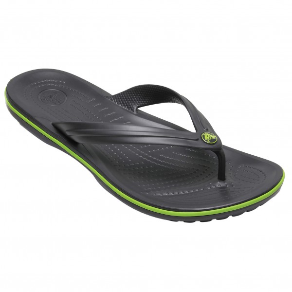 Crocs - Crocband Flip - Sandalen Gr M10 / W12 grau von Crocs