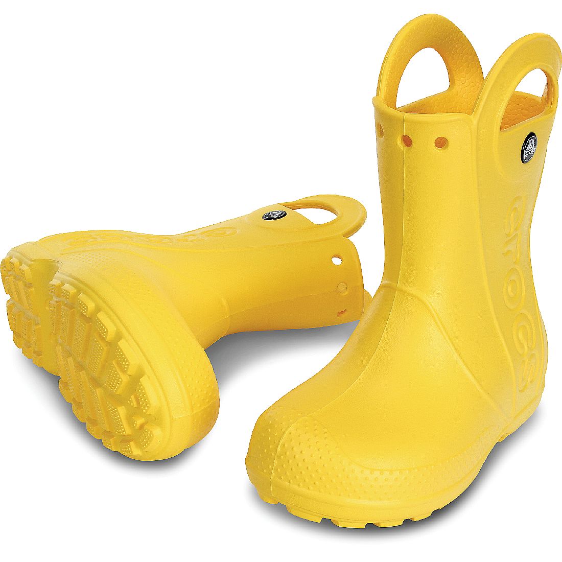 Crocs Handle It Rain Boot Kids Gummistiefel Regenstiefel Kinder 12803 gelb von Crocs