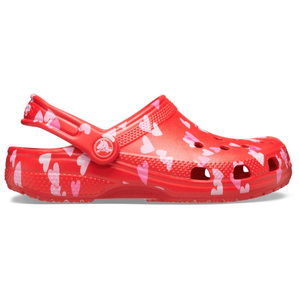 Crocs - Kid's Classic VDay Graphic Clog - Sandalen Gr 29-30 rot von Crocs