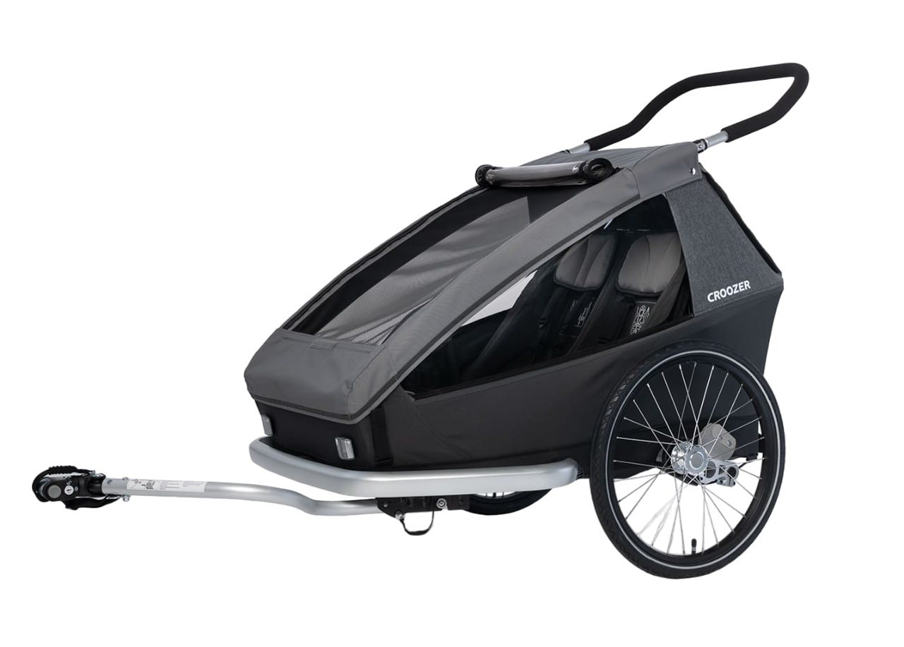 Croozer Fahrradkinderanhänger Kid Keeke 2 der Fahrradanhänger für 2 Kinder inkl. Buggy Rad Croozer Fahrradkinderanhänger Kid Keeke 2 der Fahrradanhänger für 2 Kinder inkl. Buggy Rad von Croozer