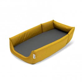 Croozer Unisex – Erwachsene Dog Hundebett, Pineapple Yellow, Einheitsgröße von Croozer