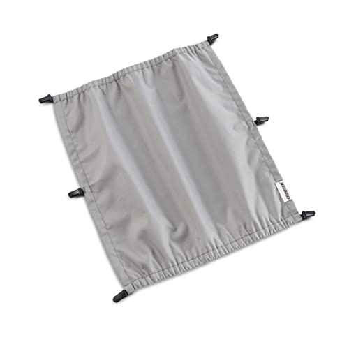 Croozer Unisex – Erwachsene Sun Cover Double Stone Grey Parasol, Grau, Einheitsgröße für alle von Croozer