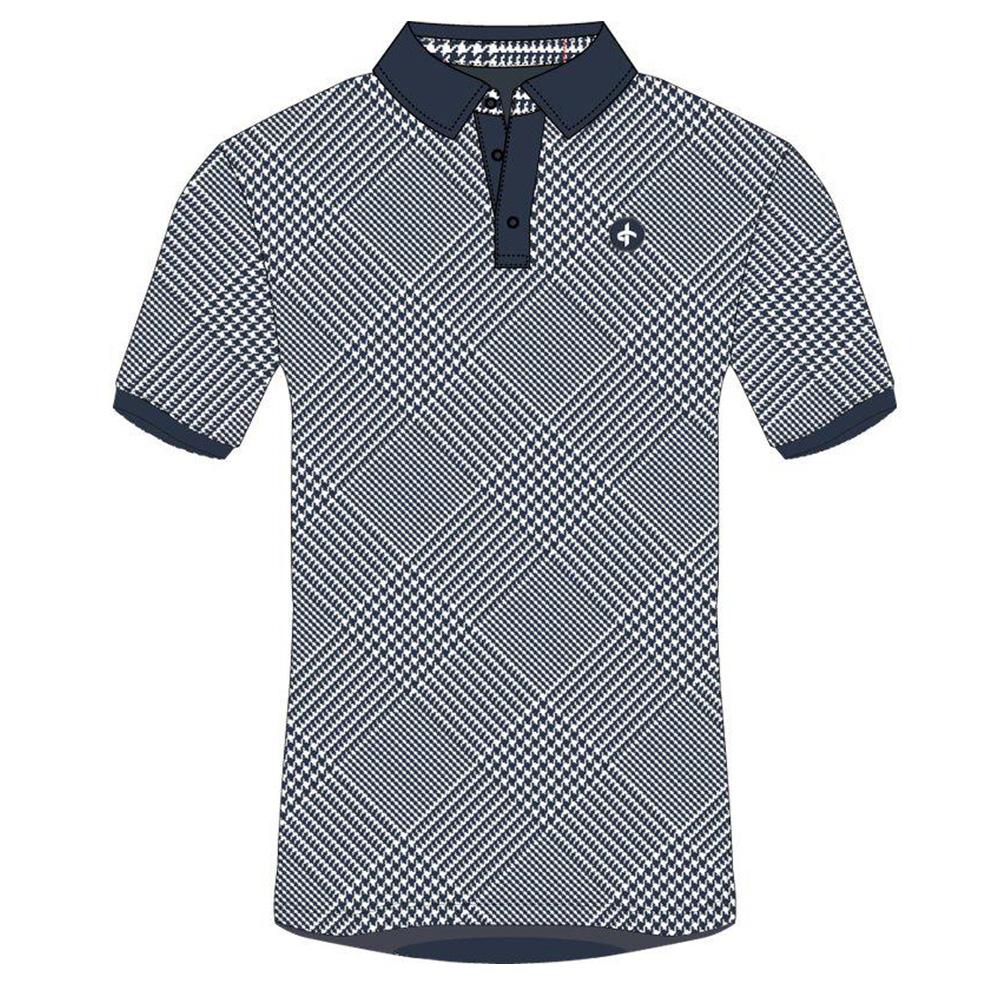 'Cross Glencheck Golf Herren Polo navy' 'Cross Glencheck Golf Herren Polo navy' von Cross