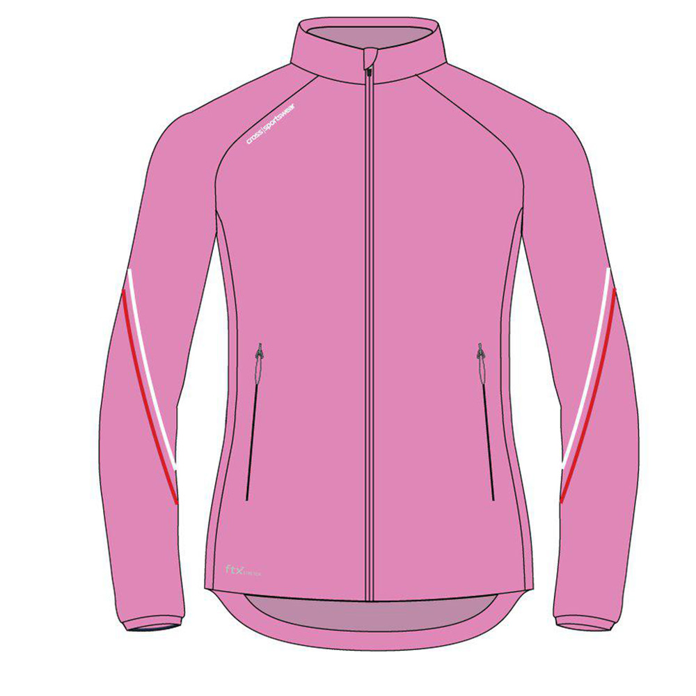 'Cross Golf Hurrican 2024 Damen Regenjacke pink' von Cross