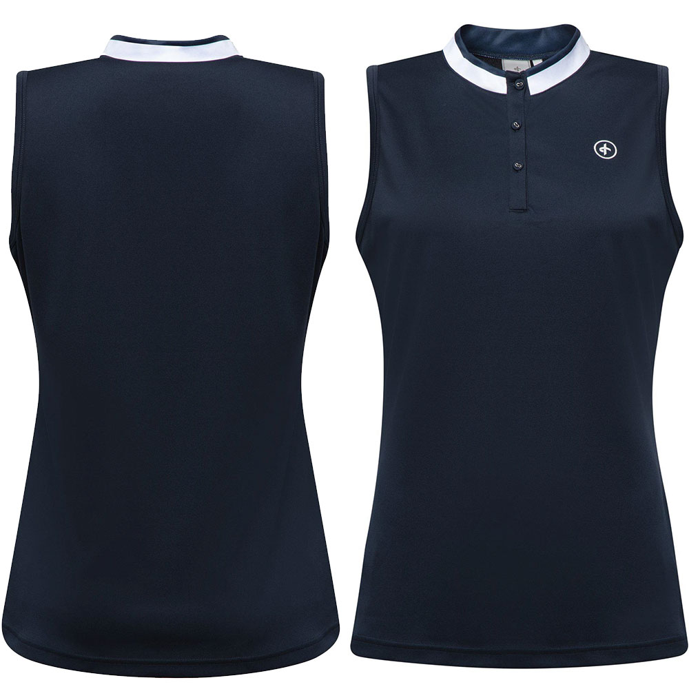 'Cross Golf Sally Damen Polo Ã¤rmellos navy' von Cross