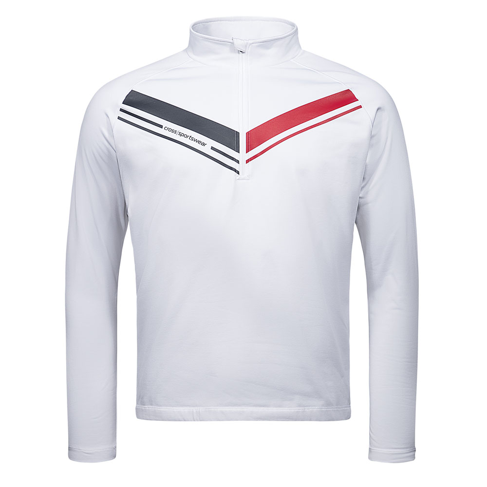 'Cross M Cut T-Neck Herren Sweater 1/4 Zip weiss' 'Cross M Cut T-Neck Herren Sweater 1/4 Zip weiss' von Cross