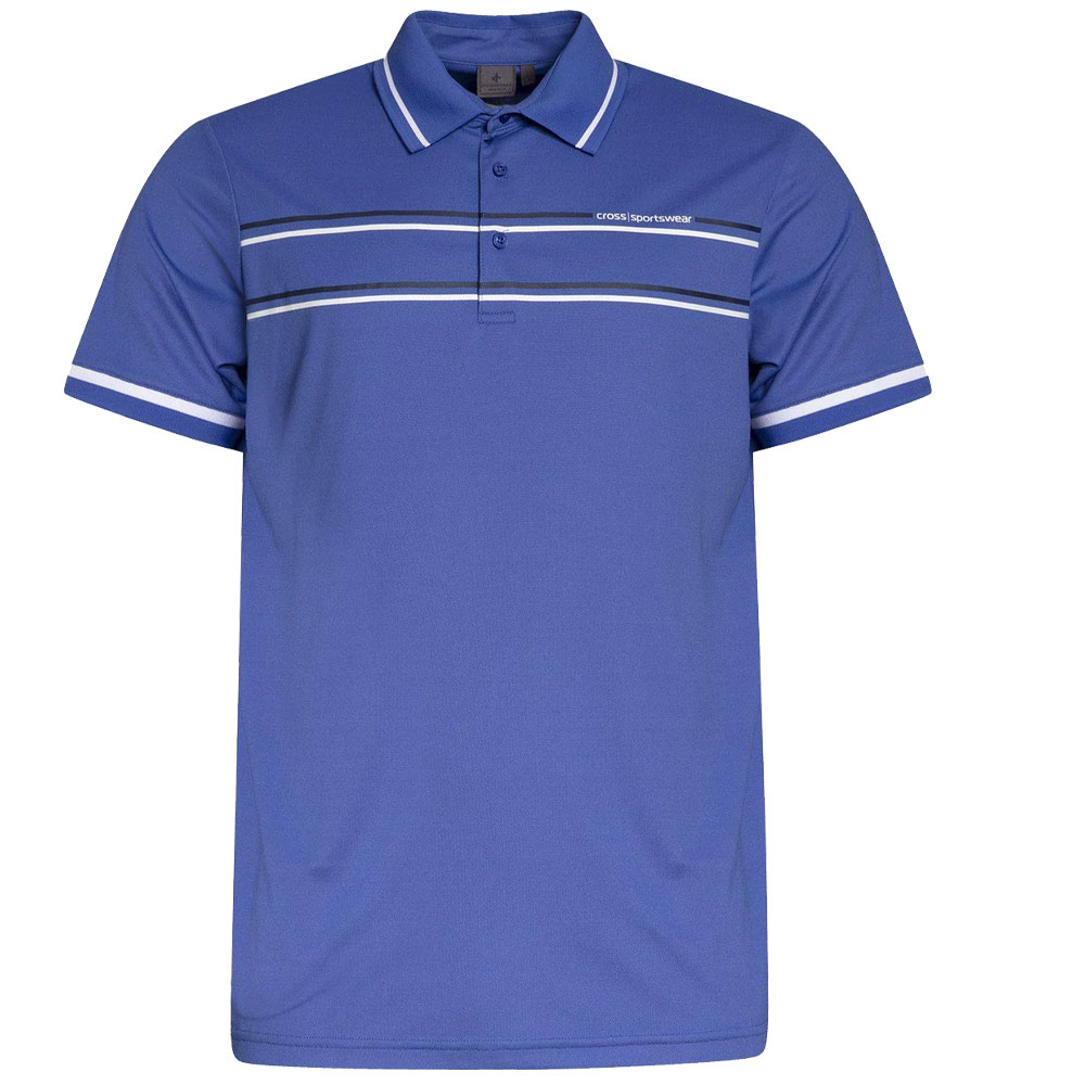 'Cross Primus Golf Herren Polo blau' 'Cross Primus Golf Herren Polo blau' von Cross