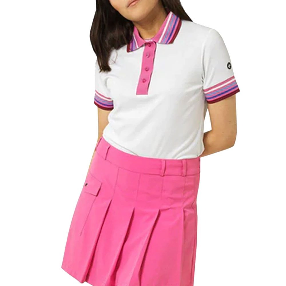 'Cross Stripe Golf Damen Polo weiss' 'Cross Stripe Golf Damen Polo weiss' von Cross