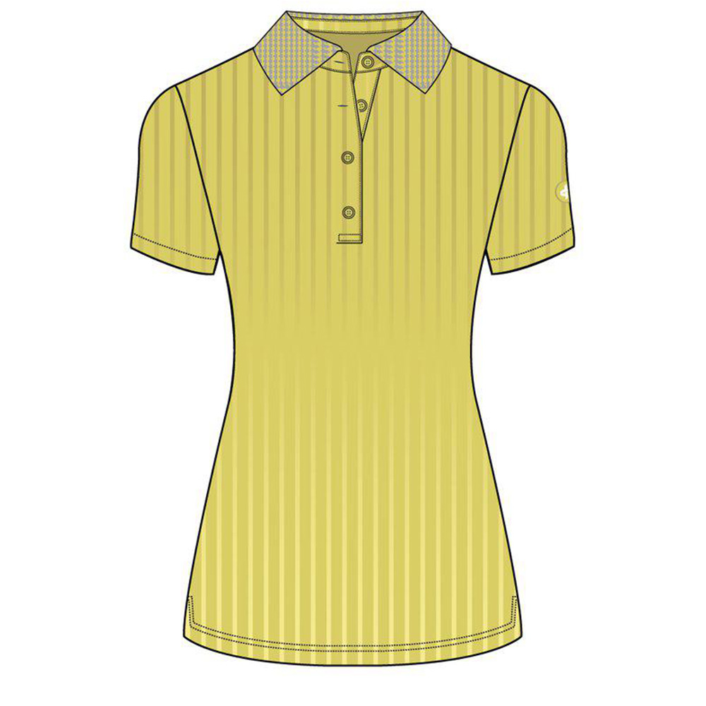 'Cross W Rib Damen Golf Polo Gelb' 'Cross W Rib Damen Golf Polo Gelb' von Cross