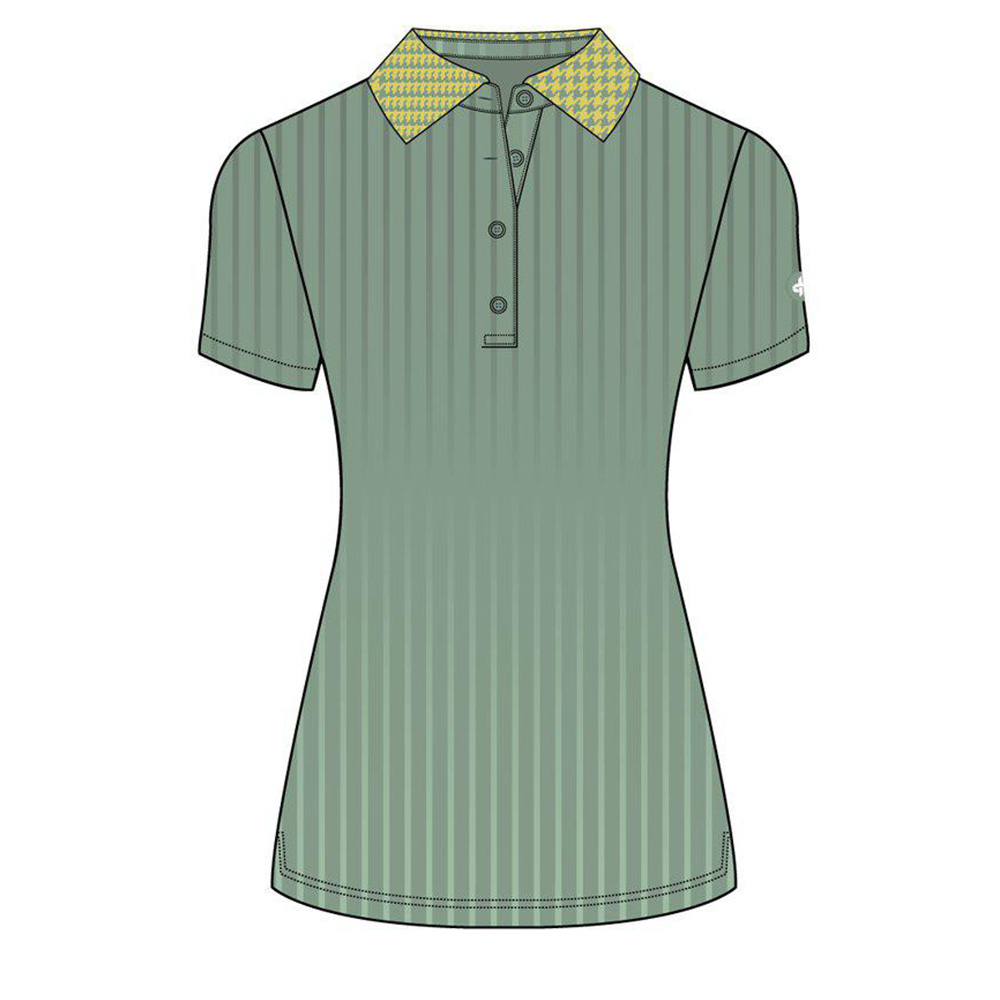 'Cross W Rib Damen Golf Polo milky jade' 'Cross W Rib Damen Golf Polo milky jade' von Cross