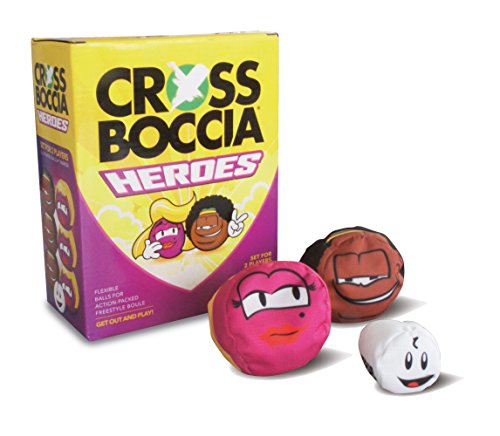 Crossboccia Unisex Double Pack Heroes Design Crossboccia set für 2 Spieler, Heroes Blond & Muffin, 970827, M EU von Schildkröt