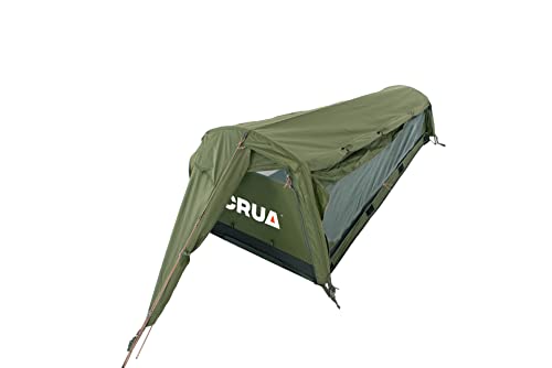 Crua Outdoors Hybrid – 1-Personen-Zelt, Bodenzelt oder Hängemattenzelt mit Überdachung und integriertem Insektennetz, das als Rucksackzelt verwendet Wird von Crua Outdoors