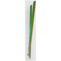 Cruzade Maple Green/Yellow/Red Skate Rails uni von Cruzade