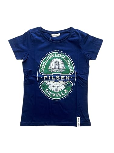 Cruzcampo Damen Camiseta Cruzampo Pilsen Blue Woman Unterhemd, blau, M Cruzcampo Damen Camiseta Cruzampo Pilsen Blue Woman Unterhemd, blau, M von Cruzcampo