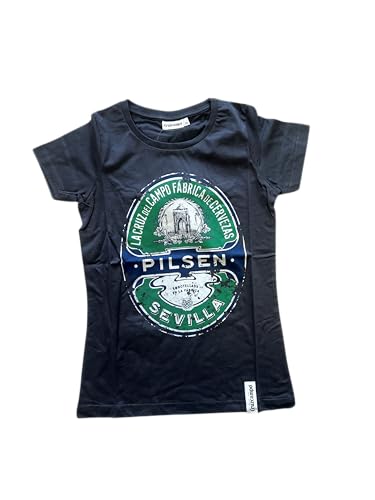 Cruzcampo Damen Camiseta Pilsen Black Woman Unterhemd, Schwarz, XL Cruzcampo Damen Camiseta Pilsen Black Woman Unterhemd, Schwarz, XL von Cruzcampo