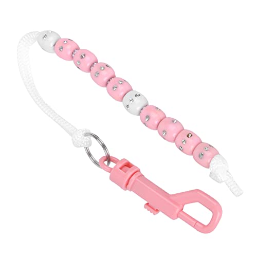 Cryfokt 16 g, 21 cm, mit künstlich glänzender Steinkette, Punktezähler, Punktezähler, Golfer im Freien für BagBelt-Kurs (Rosa) von Cryfokt