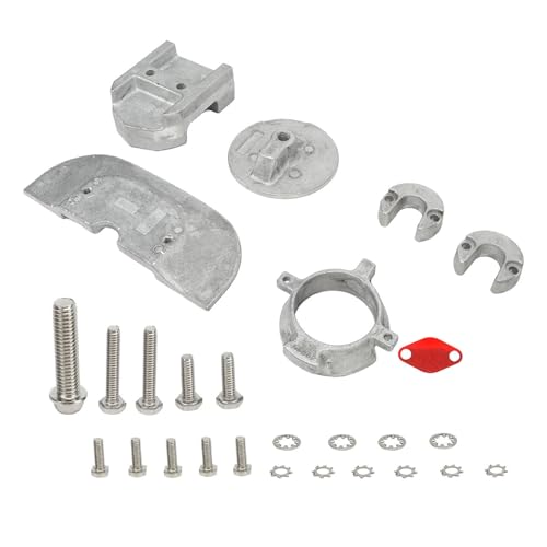 Cryfokt 888756Q01, direktes Anoden-Set, antioxidativ, wasserabweisend, hochfest, Aluminium-Anoden-Kit für Mercruiser 1 Generation 2 Sterndrives von Cryfokt