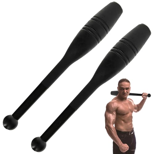 Csafyrt Indische Clubs 2lb Heavy Duty Plastic Macebell 16.1x1.6 Wiederverwendbares gewichtete Trainingsleiste für Krafttraining Rehabilitation verbessert den Griff von Csafyrt