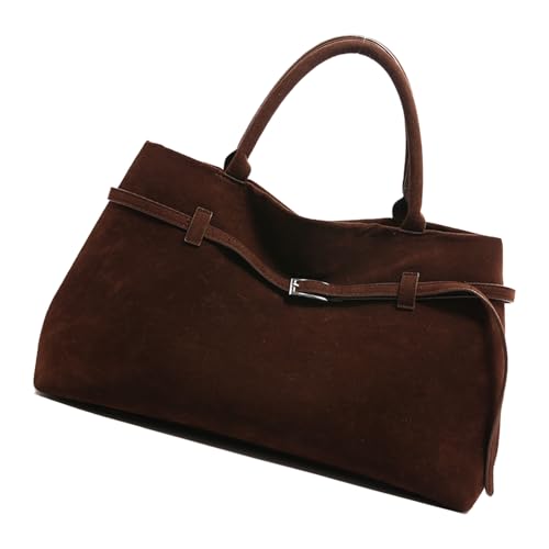 Vintage Slouchy Tasche Für Damen Geräumige Vintage Umhängetasche Mit Top Arbeitshandtasche Für Reisen Büro von Csnbfiop