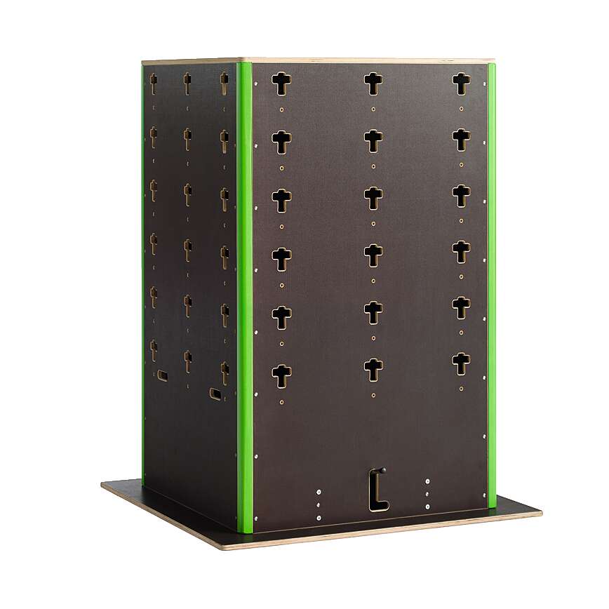 Cube Sports Parkour-Einzelelement "Cube", 125x125x200 cm, Größe SET von Cube Sports