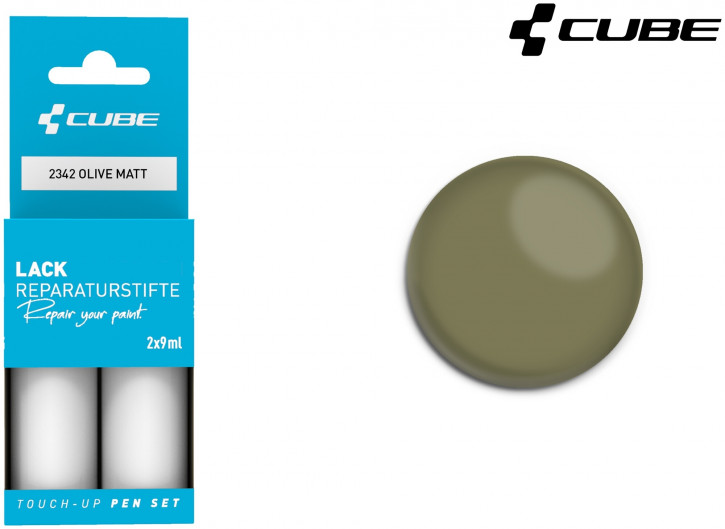 Cube Lackstift Set olive matt von Cube