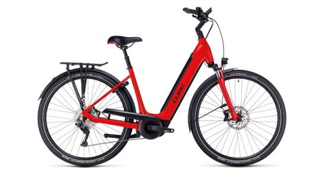 cube supreme sport hybrid pro 500 easy entry electric city bike shimano deore 10s 500 wh 700 mm rot 2023 von Cube