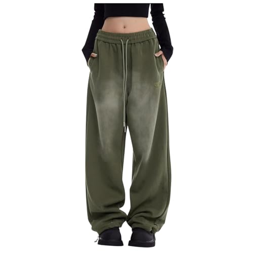 Damen Kleidung, Baggy Jeans Damen Y2K Stretch Low Waist Jeanshose Wide Leg Pants Vintage Gerade Boyfriend Schlaghose Sommer Locker Hosen Cargo Hose Mädchen Streetwear Freizeithose von Cubinest