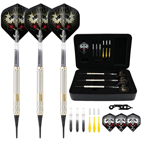 CUESOUL 16 Grams Deluxe Soft Tip Darts Set with Luxury Case（JL-STL-B1103+D604） von CUESOUL