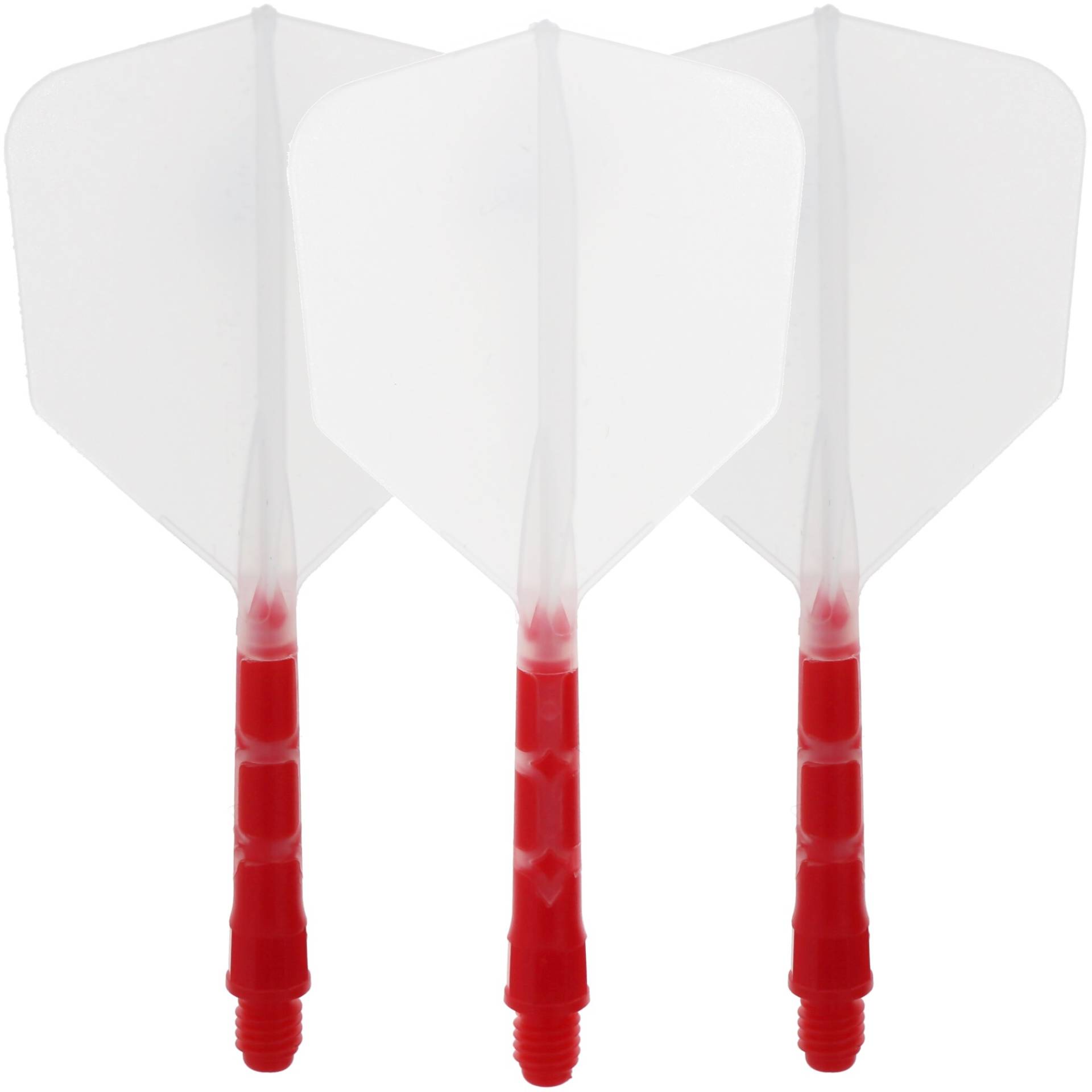 Cuesoul integrierte Dart Flights AK57, M 33.5mm, rot weiß von Cuesoul