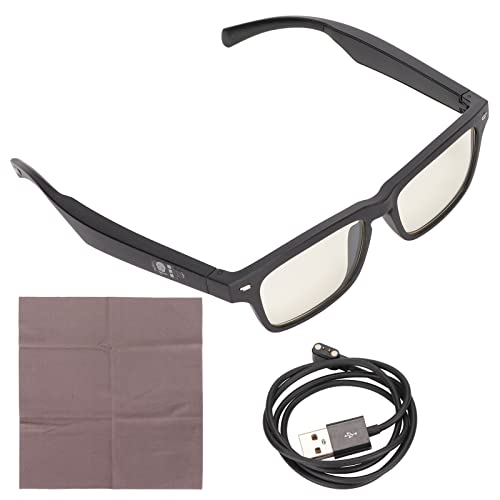 Cuifati Bluetooth Smart Audio Sonnenbrille, Smart Glasses, Wireless Bluetooth, Bone Conduction Sound für Alle Smart Devices, Geeignet Zum Fahren, Laufen Usw.(Anti-Blaulicht) von Cuifati