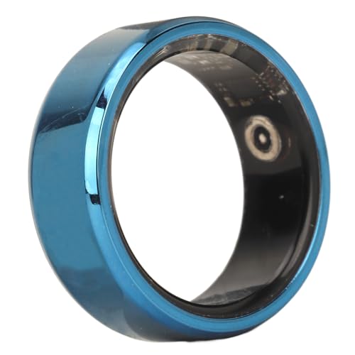 Cuifati Smart-Ring für Damen und Herren, IP68 Wasserdichter Tragbarer Gesundheits-Tracker-Ring Zur Überwachung von Fitness, Schlaf, Herzfrequenz, Fernsteuerung der (21,5 mm/0,85 Zoll) von Cuifati