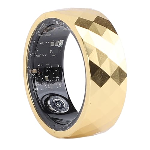 Smart Ring Health Tracker, Fitness-Ring mit Schlaf-Herzfrequenz-Überwachung, Kalorien-Schrittzahl, Wasserdicht, Leicht, Elegantes Design, 5 Bis 7 Tage Lange Akkulaufzeit (Nr. 18) von Cuifati