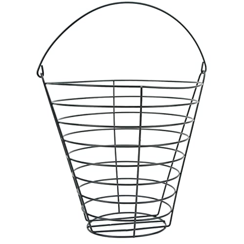 Culnflun Golfball -Aufbewahrungskorb, Metall, Leichtkapazität Golfball -Lagerkorb Container Klappbares Golfplatz mit großer Kapazität (Large) von Culnflun