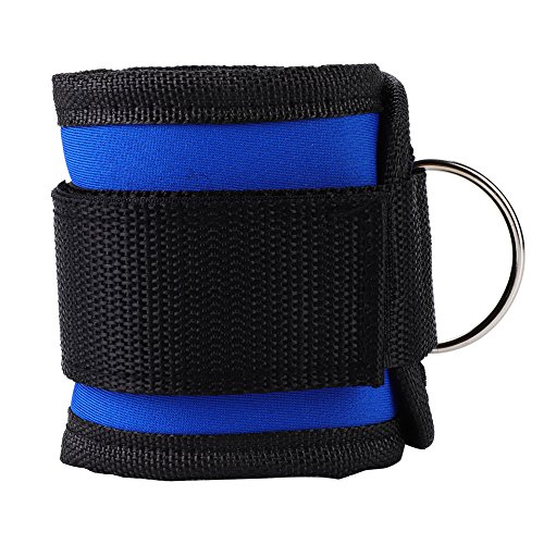 Culnflun Knöchelriemen, Beinkrafttraining, Gewichtsbelastung, Power Strap, Fußring, Beinfitness, Taekwondo, Nylon, Blau, Knöchelstütze (Blue) von Culnflun