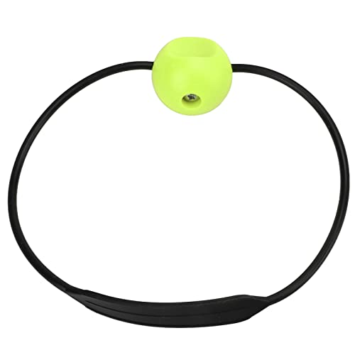 Culnflun Tauch Zylinder klopfer Ball, Tauch Tank Unterwasser Signal gerät, leichte einfache Verwendung, hohe Elastizität praktischer Sport (Black Strap + Yellow Ball) von Culnflun