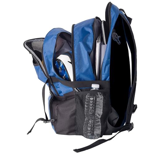 Basketball -Rucksack großer Kapazität Baseballbeutel mit separatem Schuhfach Basketballbeutel wasserdichtes Tball -Tasche Jugend Baseballtasche für Sportzubehör Jungen Mädchen Blau, Baseball von Cunlvyyds