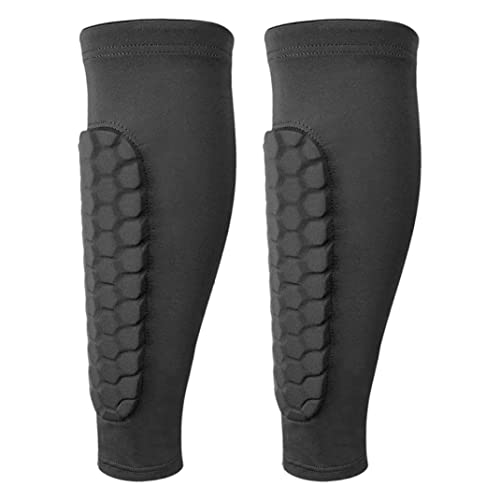 Cunlvyyds Fußball Shin Guards Pads Football Games Sport Leg Calf Protective Equipments 1Pair L, Pads von Cunlvyyds