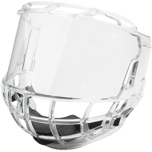 Hockeyhelm, klare Anti-Fog-Hockeymaske, Anti-Kratzer-Visier, PC Full Shield Visor, Klassische Sportaccessoires für Jugend- und Erwachsenenhelm Hockeyhelm, klare Anti-Fog-Hockeymaske, Anti-Kratzer-Visier, PC Full Shield Visor, Klassische Sportaccessoires für Jugend- und Erwachsenenhelm von Cunlvyyds