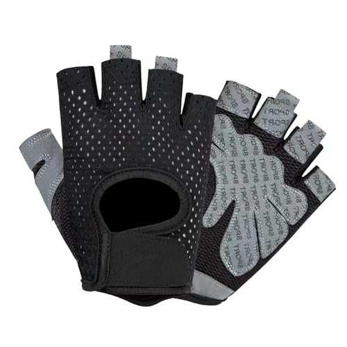 Cupimatch Fitness Handschuhe Herren Schwarz: Sporthandschuhe Herren Trainingshandschuhe Damen Anti Rutsch Fingerlose Handschuhe Atmungsaktiv Fitnesshandschuhe für Krafttraining Kraftsport Training Gym Cupimatch Fitness Handschuhe Herren Schwarz: Sporthandschuhe Herren Trainingshandschuhe Damen Anti Rutsch Fingerlose Handschuhe Atmungsaktiv Fitnesshandschuhe für Krafttraining Kraftsport Training Gym von Cupimatch