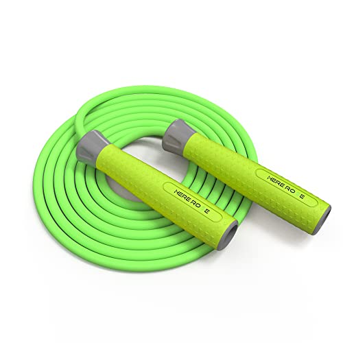 HEREROPE Springseil für Fitness, 7 mm schweres Springseil für Damen, Herren und Kinder, Cardio und Tricks, Kraft und Workouts von CutS