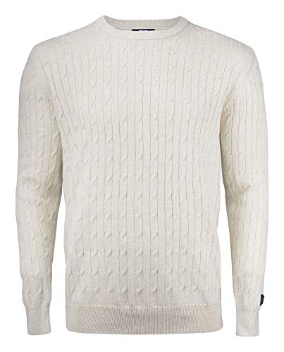 Cutter & Buck Blakely Knitted Sweater Men, Größe:M, Farbe:Sand Mel von Cutter & Buck