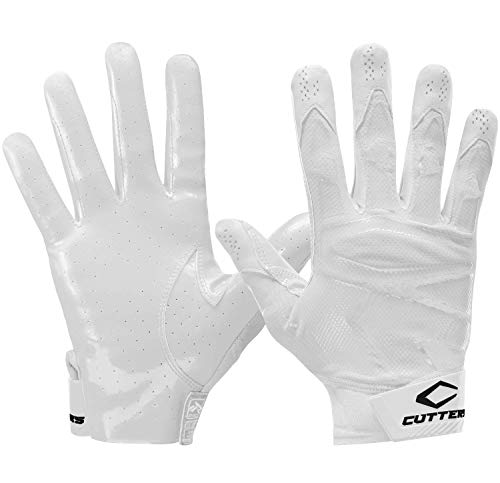 CUTTERS Unisex-Erwachsene Rev Pro 4.0 S500 Receiver Handschuhe, Weiss/opulenter Garten, Adult-Medium von Cutters