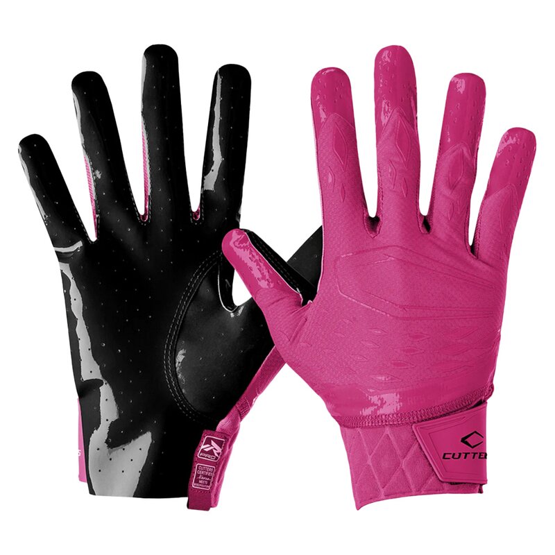 Cutters CG10440 Rev Pro 5.0 Receiver Gloves Solid - pink Gr.L von Cutters