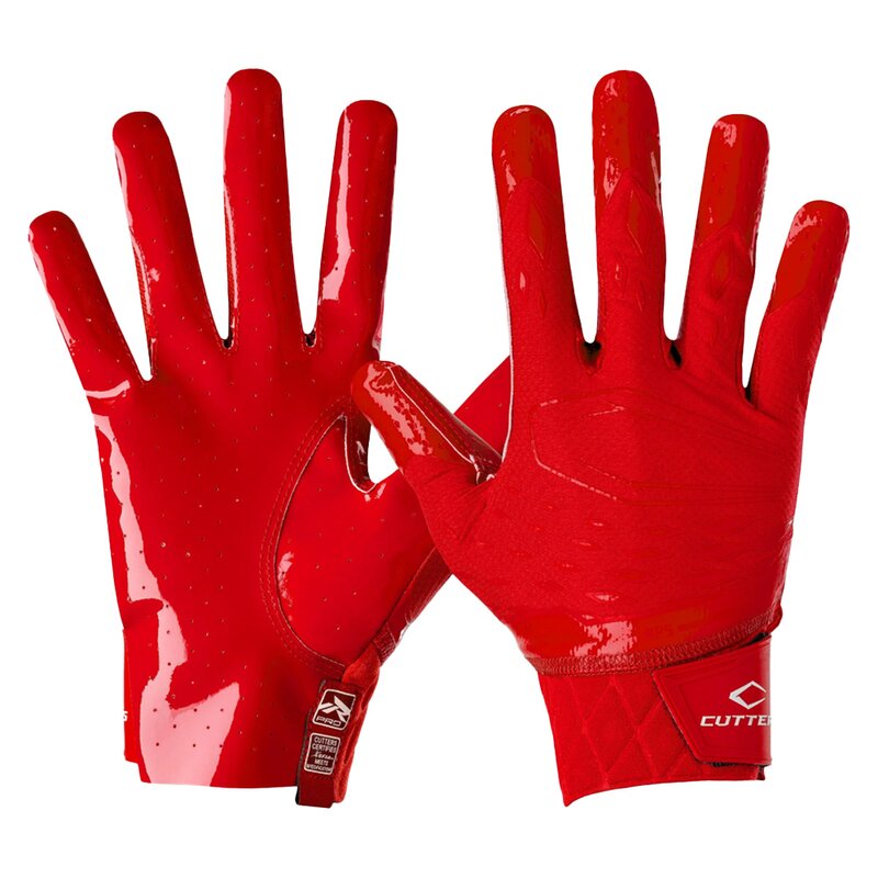 Cutters CG10440 Rev Pro 5.0 Receiver Gloves Solid - rot Gr.S von Cutters