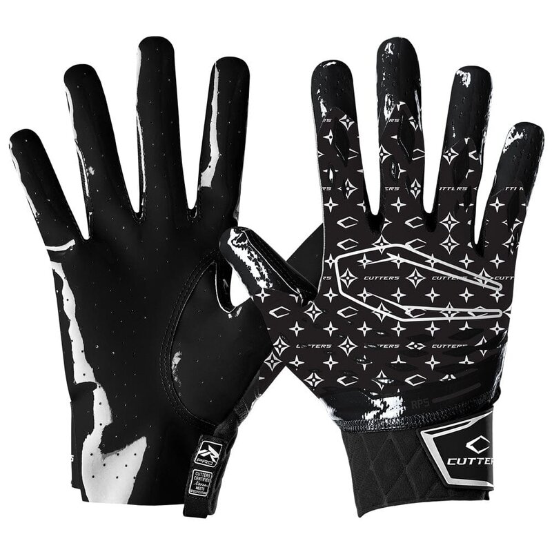 Cutters CG10480 Lux Rev Pro 5.0 Receiver Gloves - schwarz-weiß lux Gr.2XL von Cutters