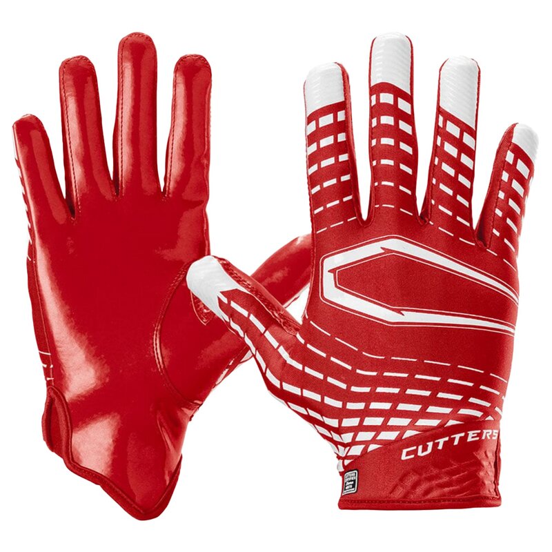 Cutters CG10560 Rev 5.0 Receiver Handschuhe - rot Gr.XL von Cutters