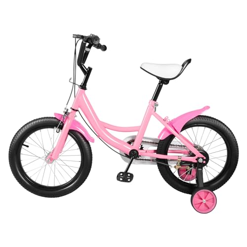 Cutycaty 16 Zoll Kinderfahrrad Jungen Mädchen Fahrrad Kinder Fahrrad mit Hilfsrad ab 5-8 Jahre Fahrrad Kinder Fahrrad Rosa Cutycaty 16 Zoll Kinderfahrrad Jungen Mädchen Fahrrad Kinder Fahrrad mit Hilfsrad ab 5-8 Jahre Fahrrad Kinder Fahrrad Rosa von Cutycaty