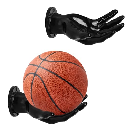 Cuyacili 2 Stück Hand Wandhalterung für Bälle Ballhalterung Wand Handform Haken Selbstklebend Display Ständer für Fußball Basketball Volleyball Cuyacili 2 Stück Hand Wandhalterung für Bälle Ballhalterung Wand Handform Haken Selbstklebend Display Ständer für Fußball Basketball Volleyball von Cuyacili