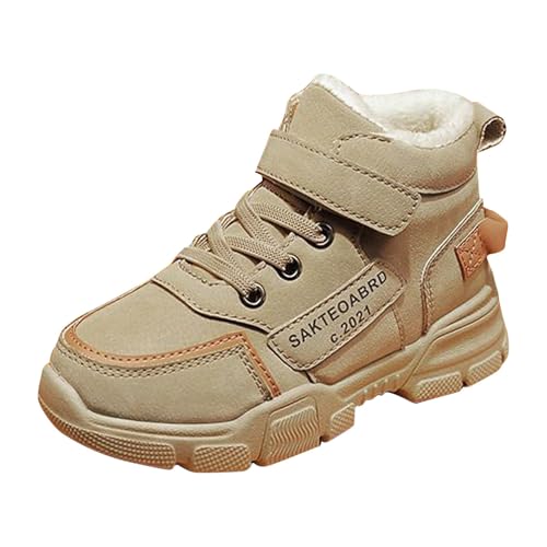 Angebote, Schuhe Kinder 35 Mädchen rutschfest Leicht Thermostiefel Winterboots Freizeit Wanderschuhe Bequemer Wasserdicht Schneestiefel Bequeme Schwarz Stiefel Winterschuhe von Cvanxluy