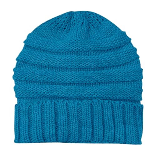 Damen mütze Winter Strick, Unisex Strickmütze Basic Beanie, Winter Strickmützen Hat Warm Elastisch Mütze Mützen Dick Atmungsaktiv Laufmützen Wintermützen Bequem Beanie Wintermütze Bündchen von Cvanxluy